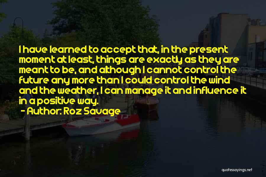 A Positive Attitude Quotes By Roz Savage