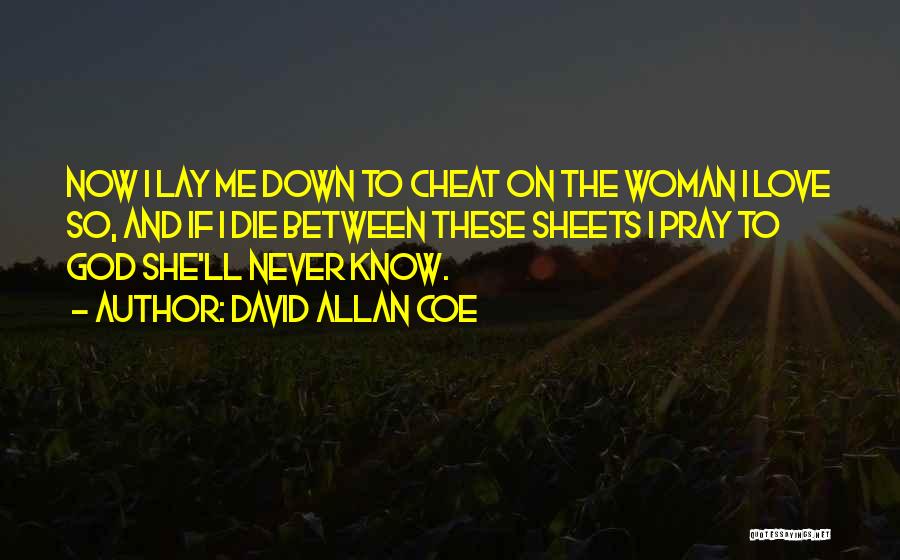 A Praying Woman Quotes By David Allan Coe