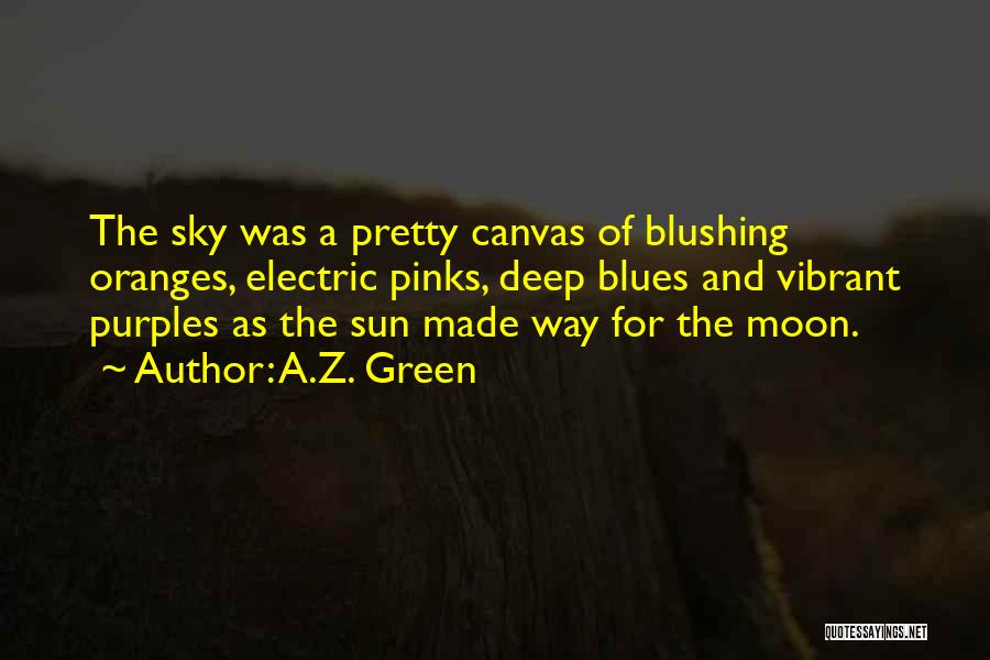 A Pretty Sky Quotes By A.Z. Green