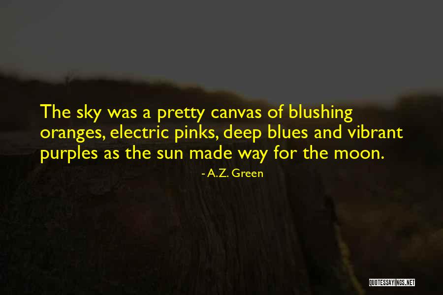 A Pretty Sky Quotes By A.Z. Green