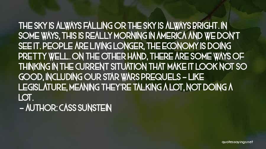 A Pretty Sky Quotes By Cass Sunstein