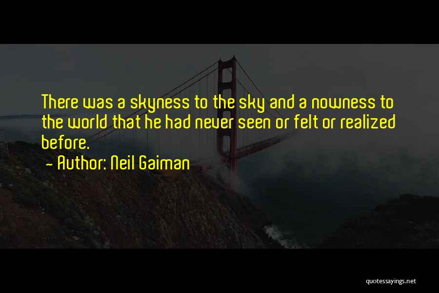 A Pretty Sky Quotes By Neil Gaiman