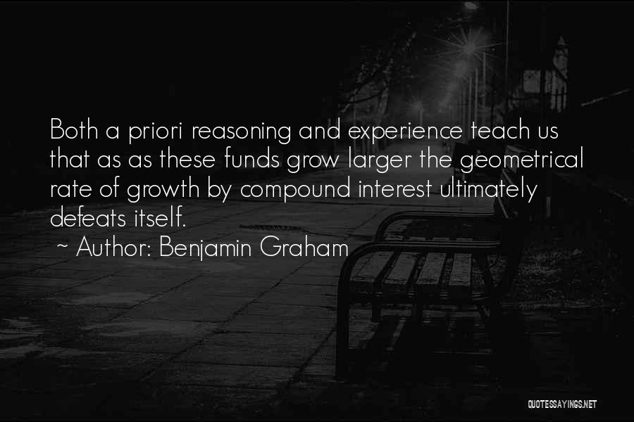 A Priori Quotes By Benjamin Graham