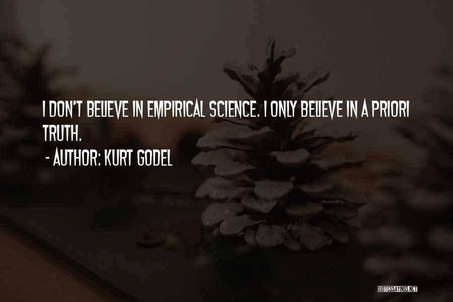 A Priori Quotes By Kurt Godel