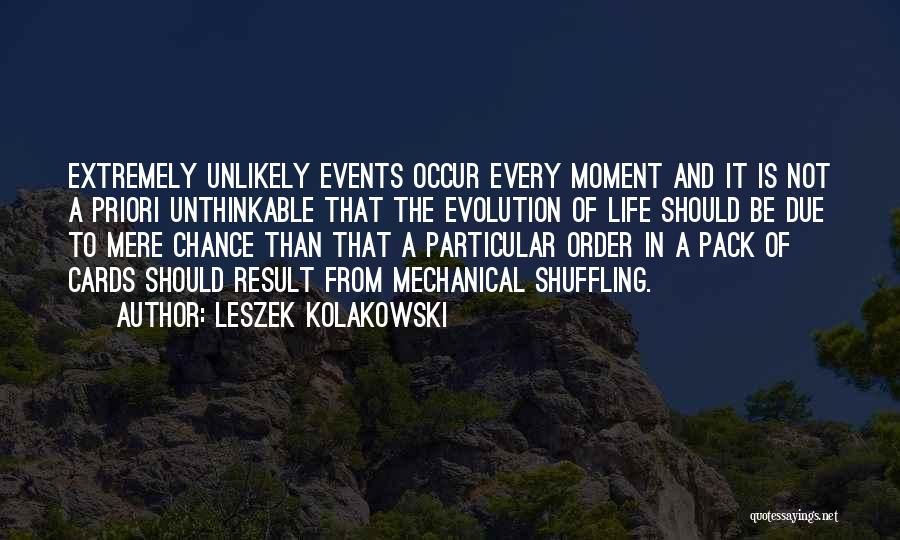 A Priori Quotes By Leszek Kolakowski