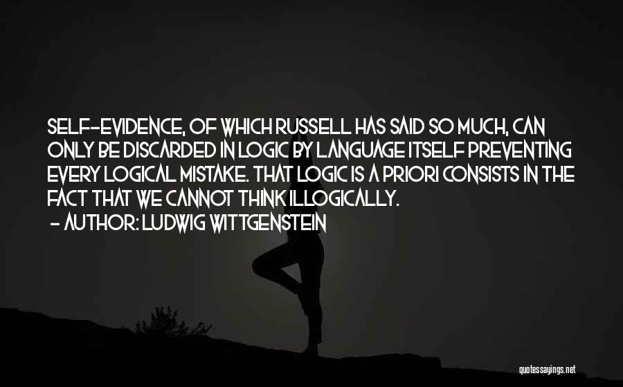 A Priori Quotes By Ludwig Wittgenstein