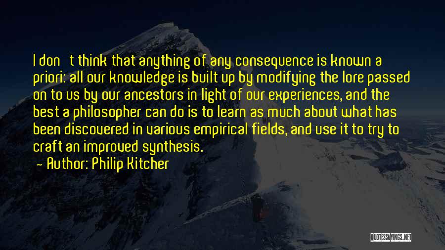 A Priori Quotes By Philip Kitcher