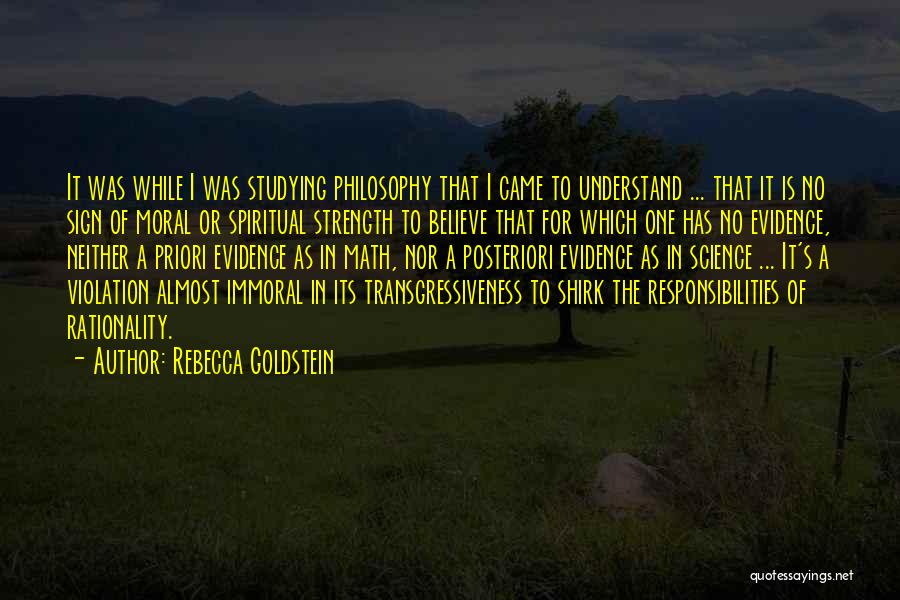 A Priori Quotes By Rebecca Goldstein