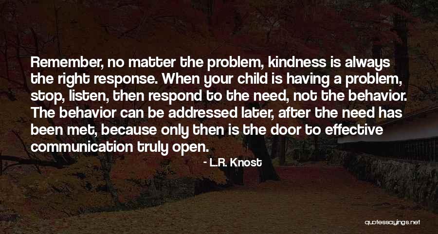 A Problem Child Quotes By L.R. Knost A Problem Child Quotes By L.R. Knost