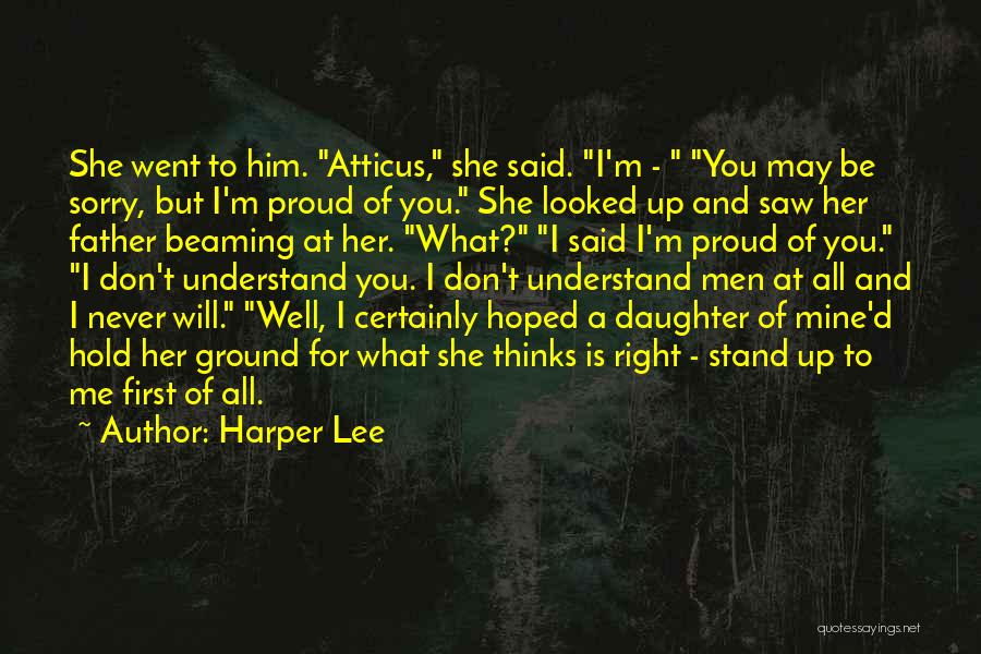 A Proud Father Quotes By Harper Lee