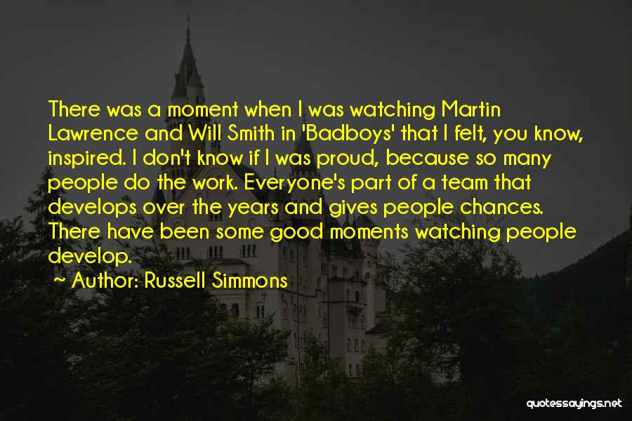 A Proud Moment Quotes By Russell Simmons