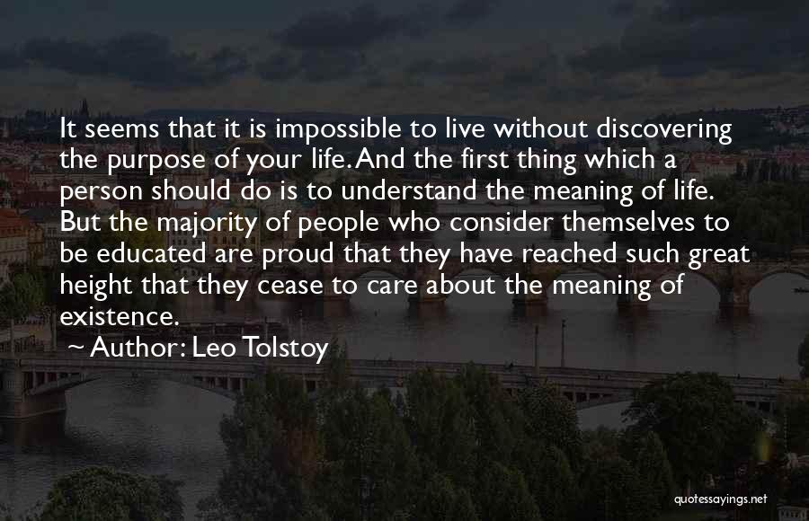A Proud Person Quotes By Leo Tolstoy