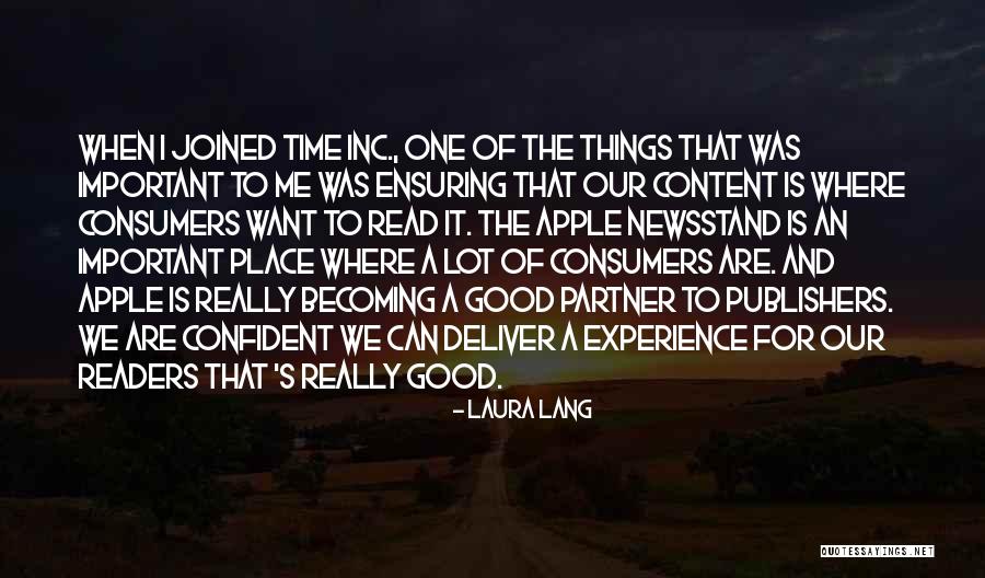 A Publishers Quotes By Laura Lang A Publishers Quotes By Laura Lang