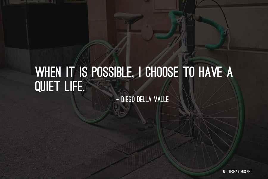 A Quiet Life Quotes By Diego Della Valle A Quiet Life Quotes By Diego Della Valle