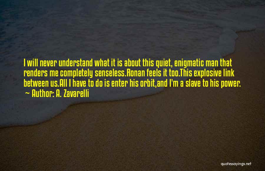 A Quiet Man Quotes By A. Zavarelli