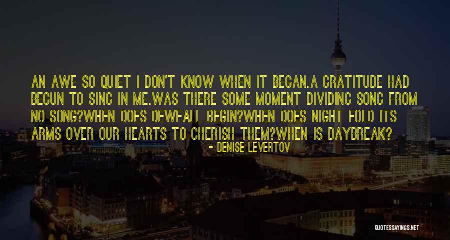 A Quiet Night Quotes By Denise Levertov