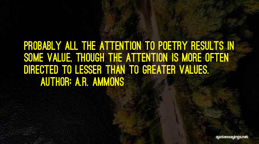 A.R. Ammons Quotes 1769224