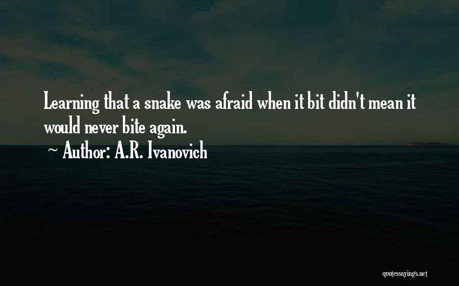 A.R. Ivanovich Quotes 371697