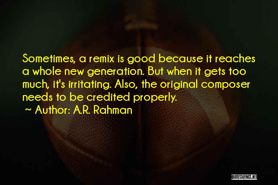 A.R. Rahman Quotes 2055605
