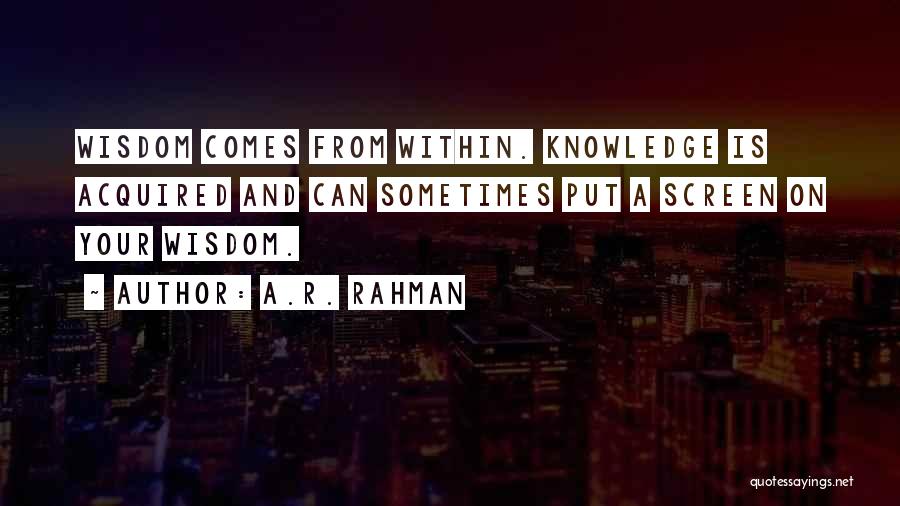 A.R. Rahman Quotes 440712