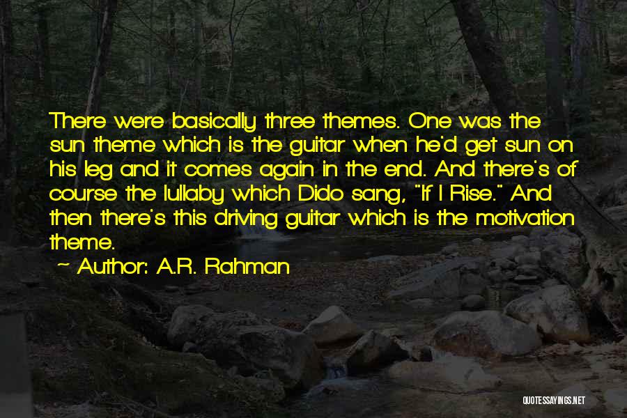 A.R. Rahman Quotes 749559