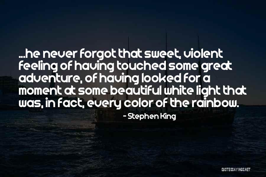 A Rainbow Quotes By Stephen King A Rainbow Quotes By Stephen King