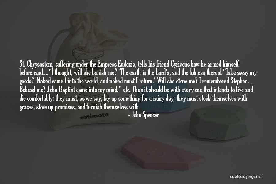 A Rainy Day Quotes By John Spencer A Rainy Day Quotes By John Spencer
