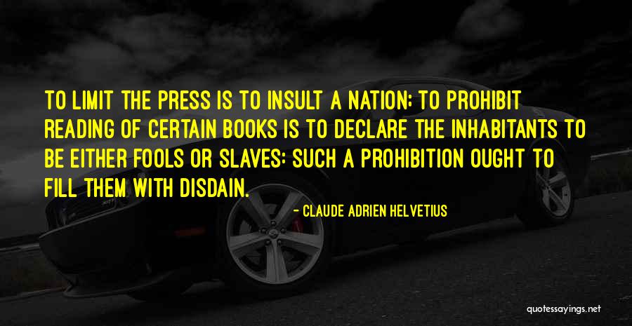 A Reading Nation Quotes By Claude Adrien Helvetius A Reading Nation Quotes By Claude Adrien Helvetius