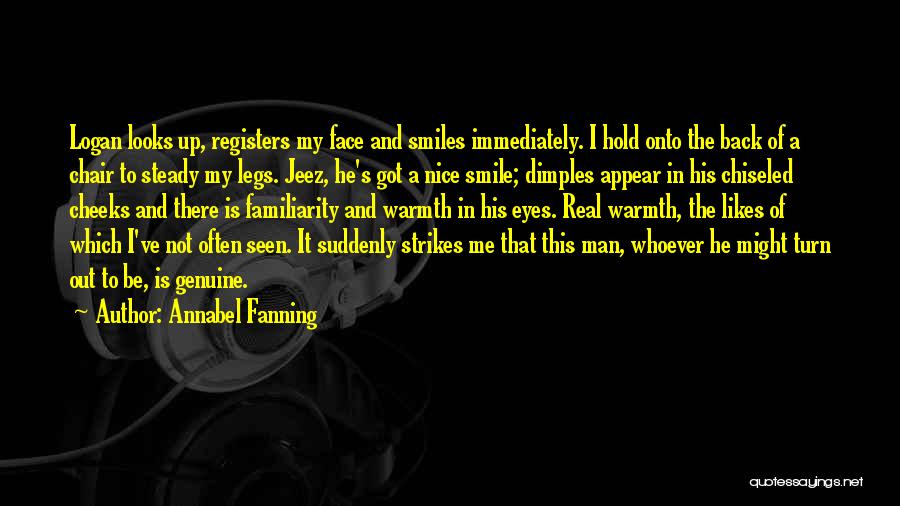 A Real Man Love Quotes By Annabel Fanning