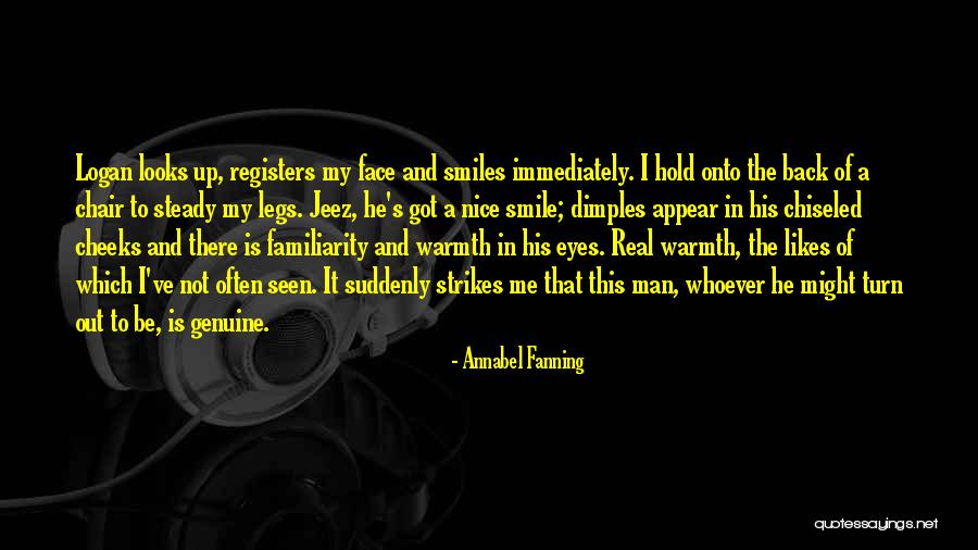 A Real Man Love Quotes By Annabel Fanning