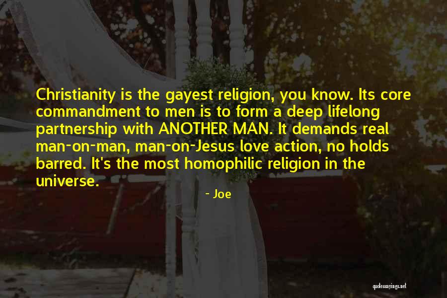 A Real Man Love Quotes By Joe