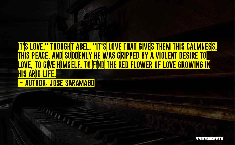 A Red Flower Quotes By Jose Saramago