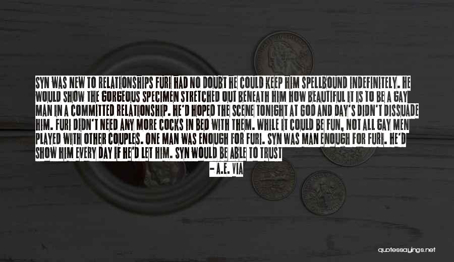 A Relationship With God Quotes By A.E. Via A Relationship With God Quotes By A.E. Via