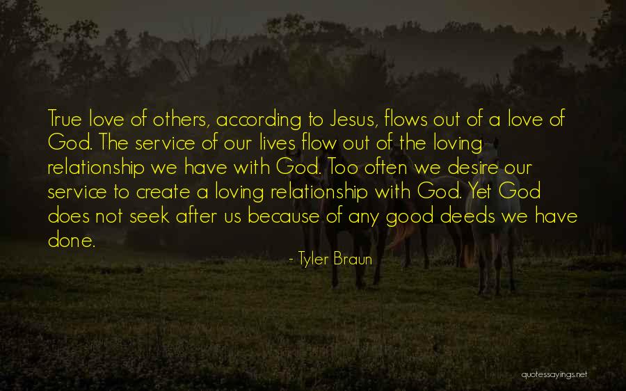 A Relationship With God Quotes By Tyler Braun