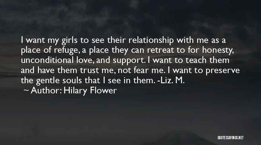 A Relationship Without Trust Quotes By Hilary Flower