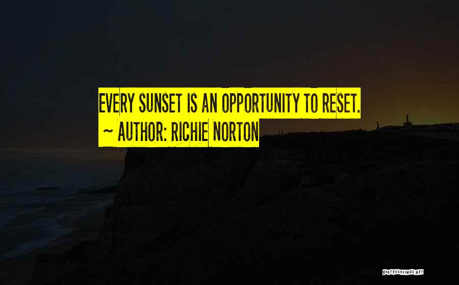 A Restart Quotes By Richie Norton