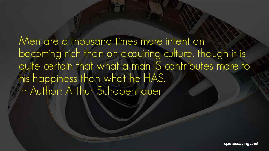 A Rich Man Is Quotes By Arthur Schopenhauer