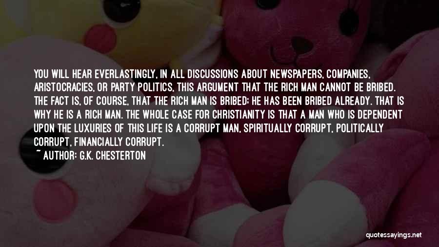 A Rich Man Is Quotes By G.K. Chesterton