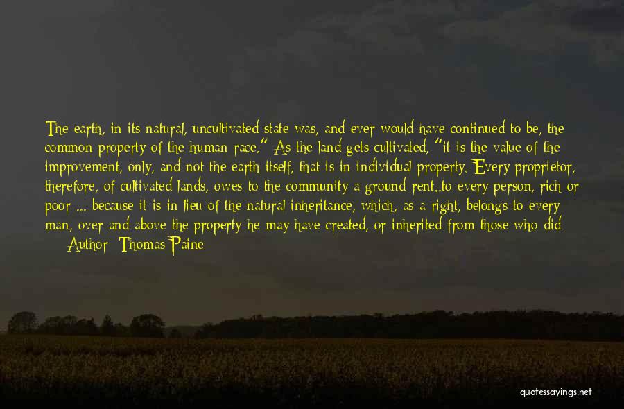 A Rich Man Is Quotes By Thomas Paine