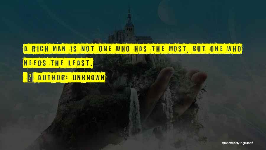 A Rich Man Is Quotes By Unknown A Rich Man Is Quotes By Unknown