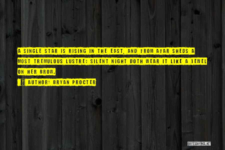 A Rising Star Quotes By Bryan Procter