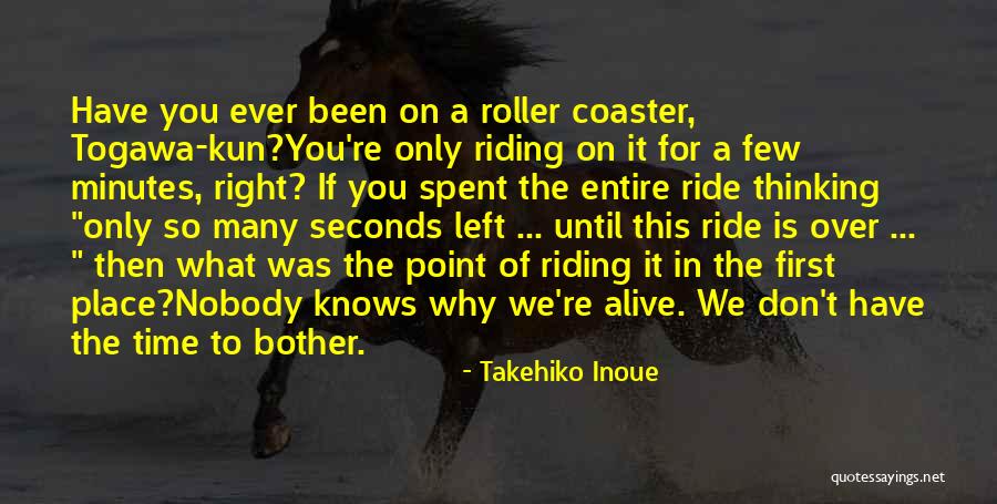 A Roller Coaster Life Quotes By Takehiko Inoue