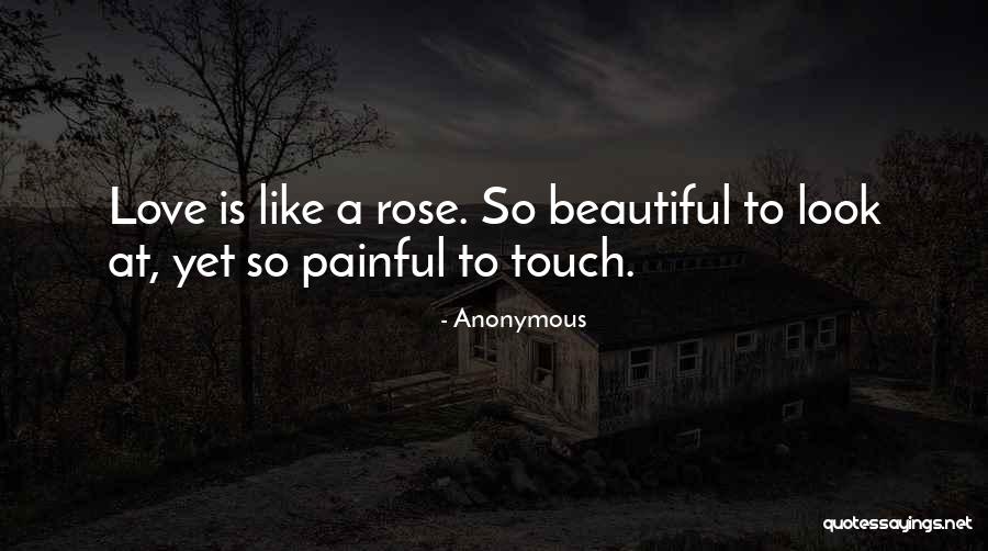 A Rose And Its Thorns Quotes By Anonymous