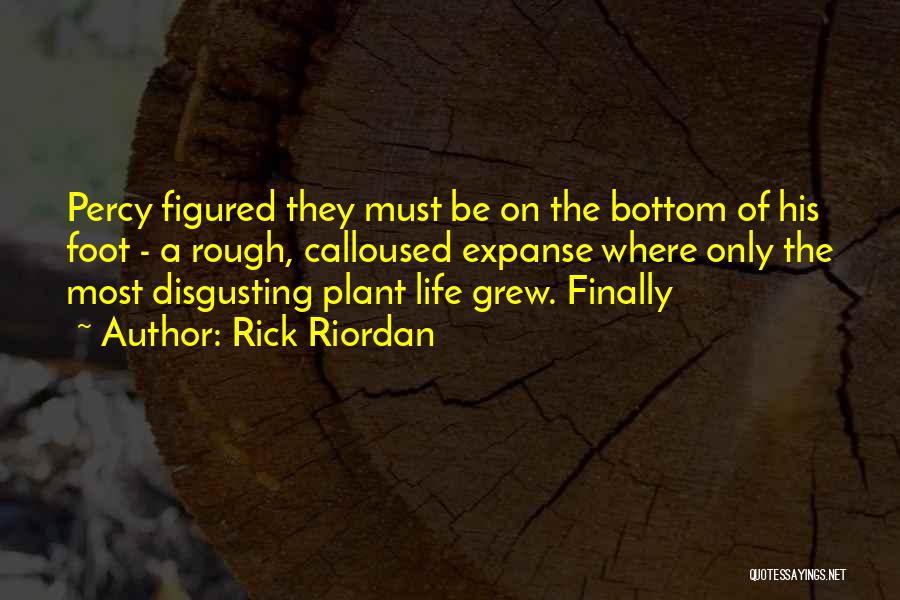 A Rough Life Quotes By Rick Riordan