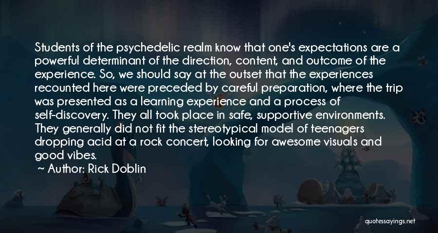 A Safe Environment Quotes By Rick Doblin