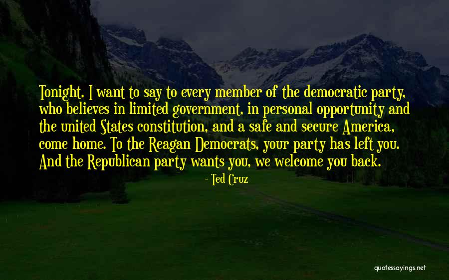 A Safe Home Quotes By Ted Cruz A Safe Home Quotes By Ted Cruz