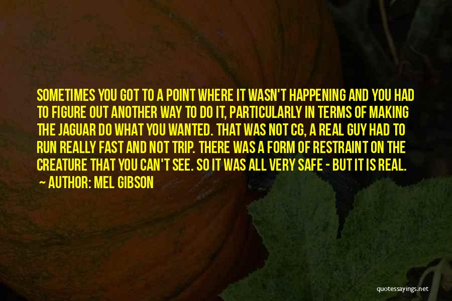 A Safe Trip Quotes By Mel Gibson