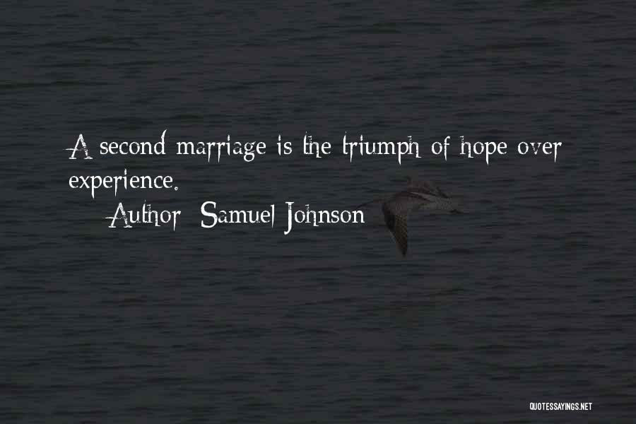 A Second Marriage Quotes By Samuel Johnson