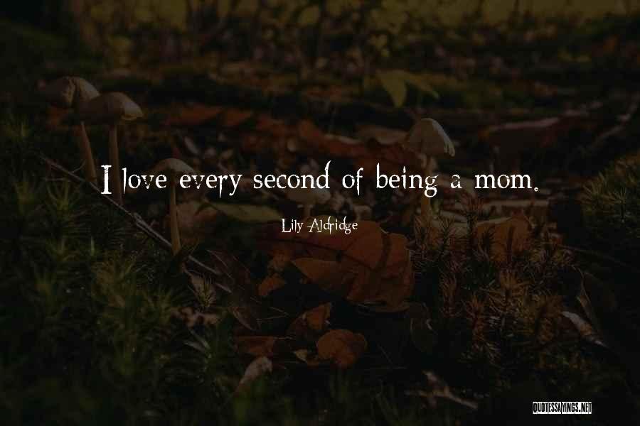 A Second Mom Quotes By Lily Aldridge A Second Mom Quotes By Lily Aldridge