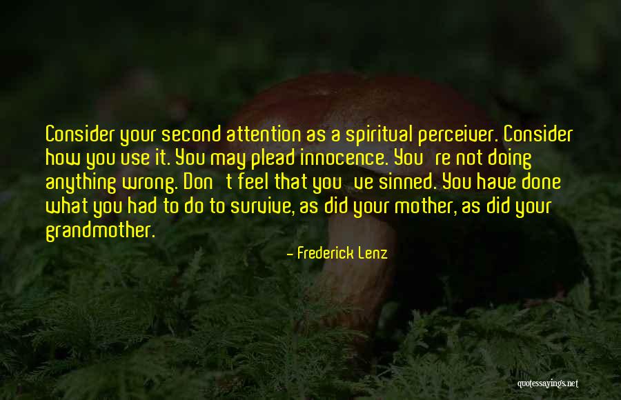 A Second Mother Quotes By Frederick Lenz A Second Mother Quotes By Frederick Lenz